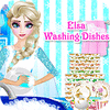 Elsa Washing Dishes jeu