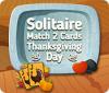 Solitaire Paires de cartes Thanksgiving jeu