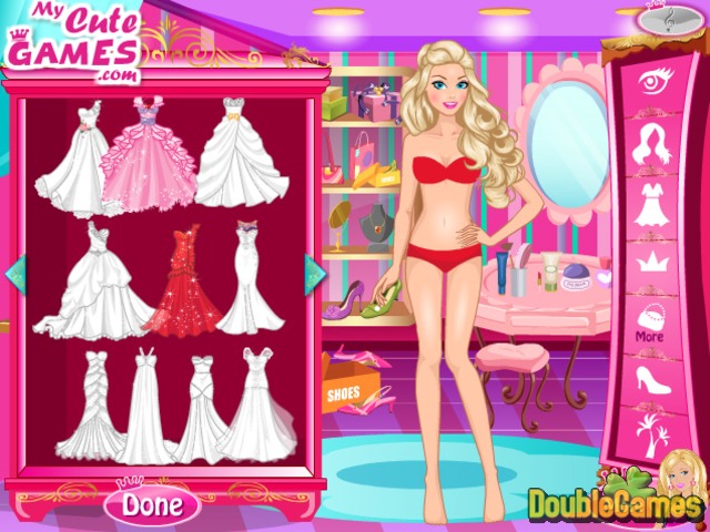 Free Download 50 Wedding Gowns for Barbie Screenshot 1