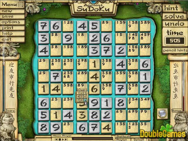 Free Download Ancient Sudoku Screenshot 2