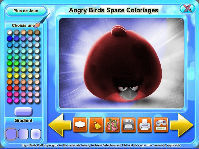 Free Download Angry Birds Space Coloriages Screenshot 1