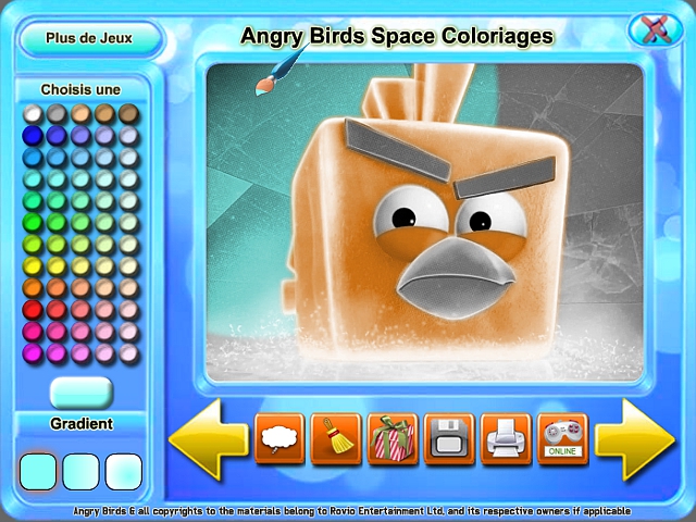 Free Download Angry Birds Space Coloriages Screenshot 3