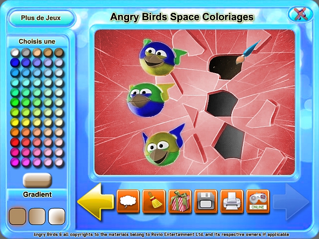 Free Download Angry Birds Space Coloriages Screenshot 4