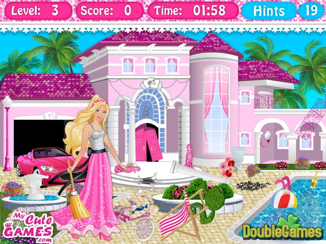 Free Download Barbie Dreamhouse Cleanup Screenshot 3