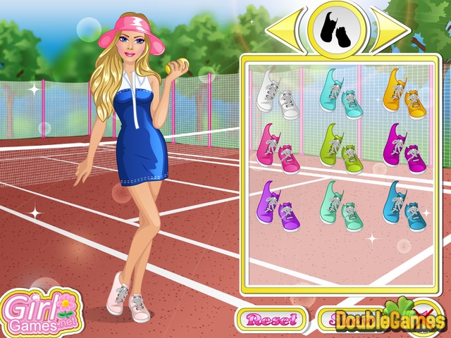 Free Download Barbie Tennis Style Screenshot 2