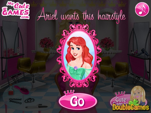 Free Download Barbie Princess Hair Salon Screenshot 2