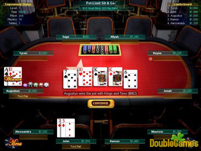 Free Download Big Fish Games Texas Hold'Em Screenshot 1