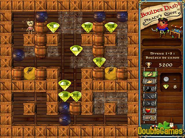 Free Download Boulder Dash: Pirate's Quest Screenshot 1
