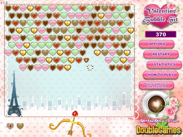 Free Download Valentine Bubble Hit Screenshot 2
