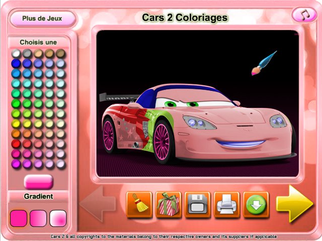 Free Download Cars 2 Coloriages Screenshot 1