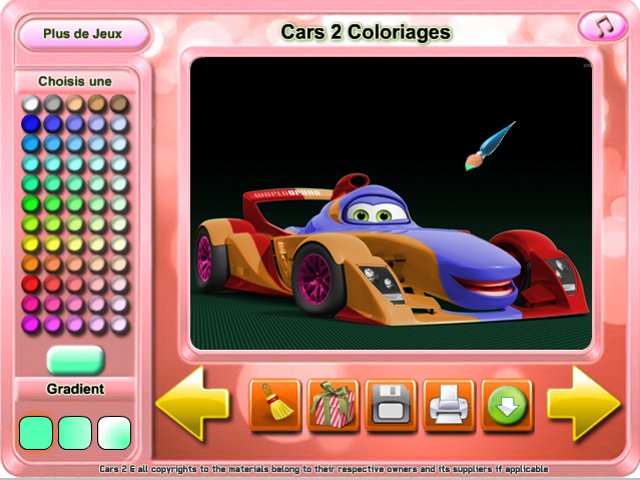 Free Download Cars 2 Coloriages Screenshot 2