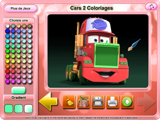 Free Download Cars 2 Coloriages Screenshot 3