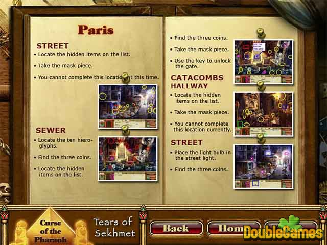 Free Download Curse of the Pharaoh: Tears of Sekhmet Strategy Guide Screenshot 3