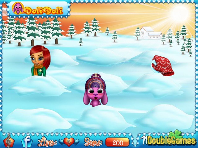 Free Download Doli Snow Fight Screenshot 2