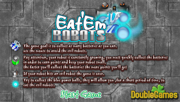 Free Download Eat'em Robots Screenshot 3