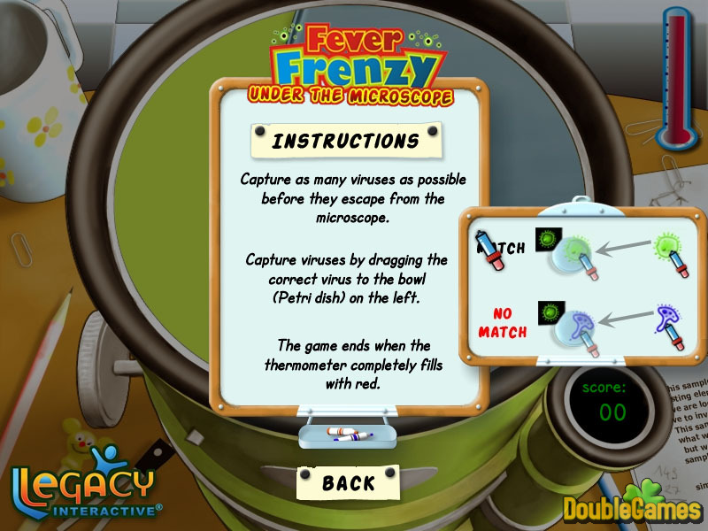 Free Download Fever Frenzy: Under the Microscope Screenshot 2