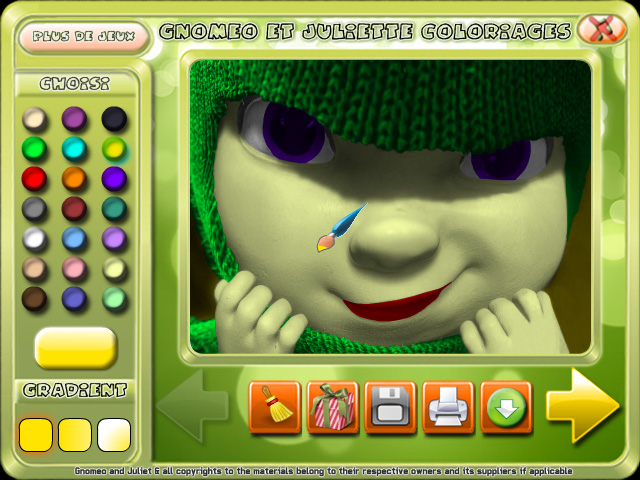Free Download Gnomeo et Juliette Coloriages Screenshot 3