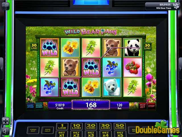Free Download IGT Slots: Wild Bear Paws Screenshot 1