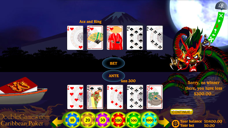 Free Download Japanese Caribbean Poker Screenshot 3