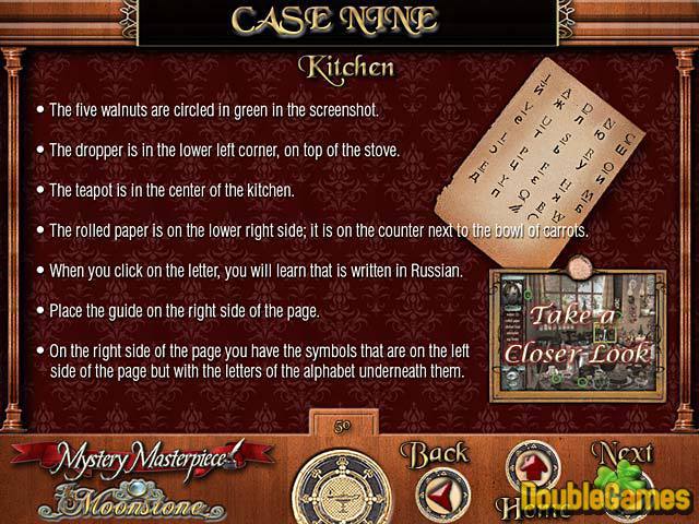 Free Download Mystery Masterpiece: The Moonstone Strategy Guide Screenshot 2