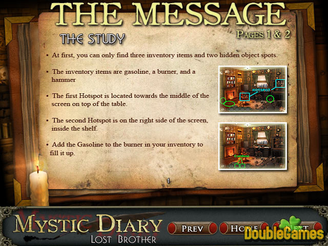 Free Download Mystic Diary: Lost Brother Strategy Guide Screenshot 1