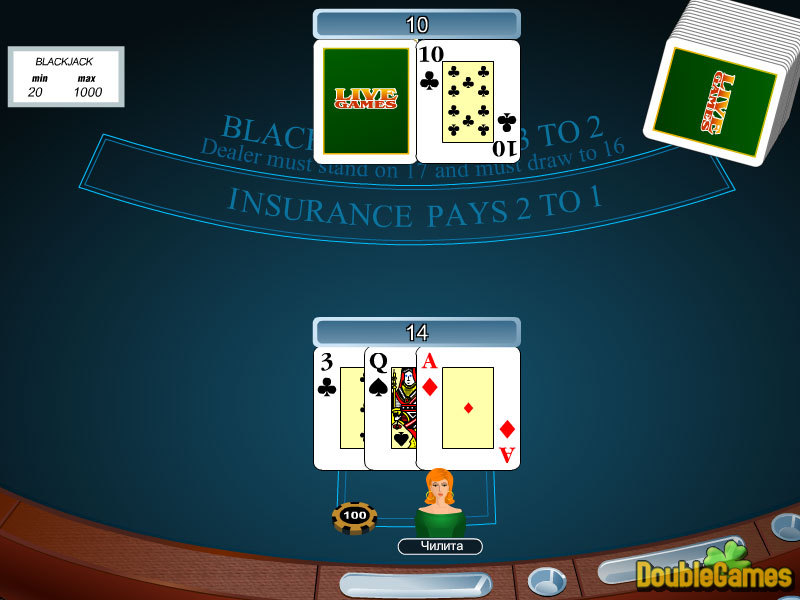 Free Download One Deck Blackjack Screenshot 3