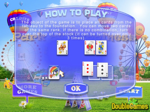 Free Download Park of Happiness Solitaire Screenshot 1