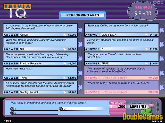 Free Download Pat Sajak's Trivia Gems Screenshot 2