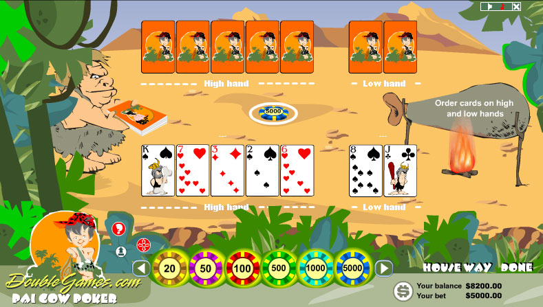 Free Download Prehistoric Pai Gow Poker Screenshot 2