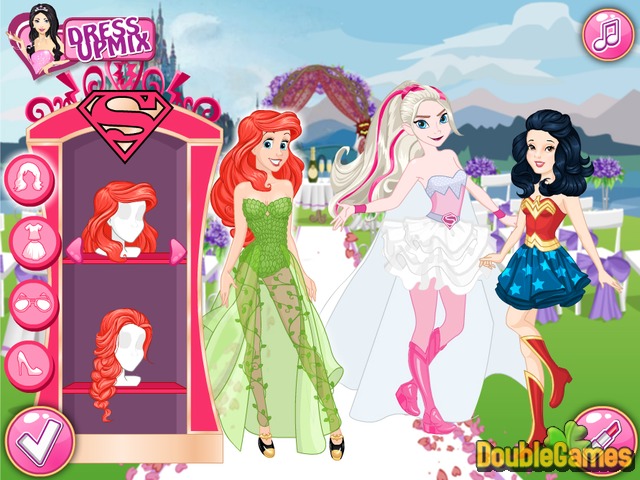 Free Download Princess Superhero Wedding Screenshot 1