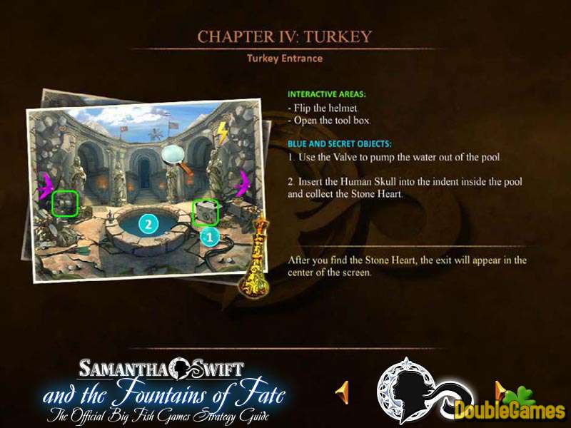 Free Download Samantha Swift and the Fountains of Fate Strategy Guide Screenshot 3
