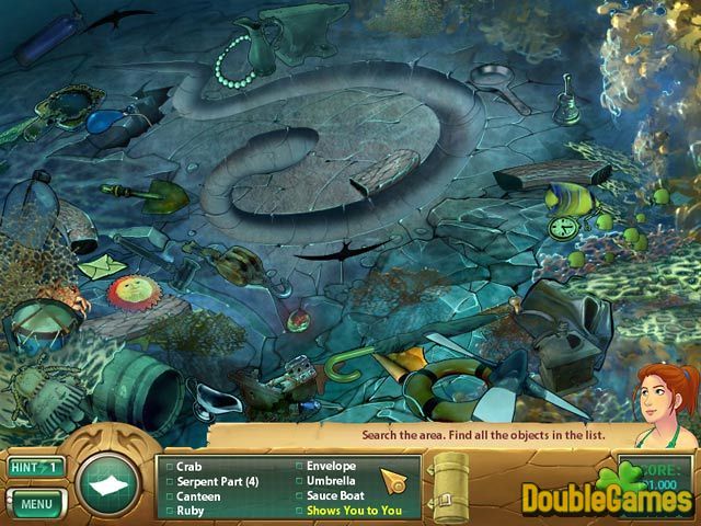 Free Download Samantha Swift and the Mystery from Atlantis Screenshot 1