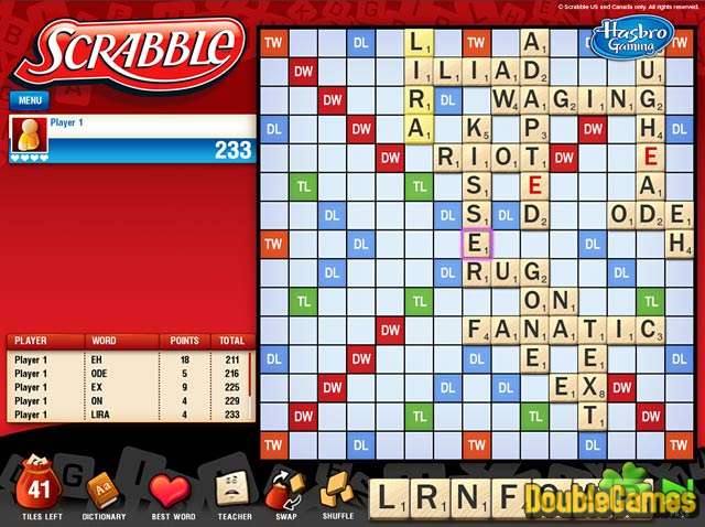 Free Download Scrabble Screenshot 3