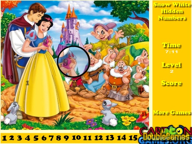 Free Download Snow White Hidden Numbers Screenshot 2