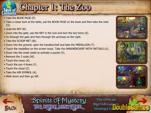 Free Download Spirits of Mystery: The Dark Minotaur Strategy Guide Screenshot 1
