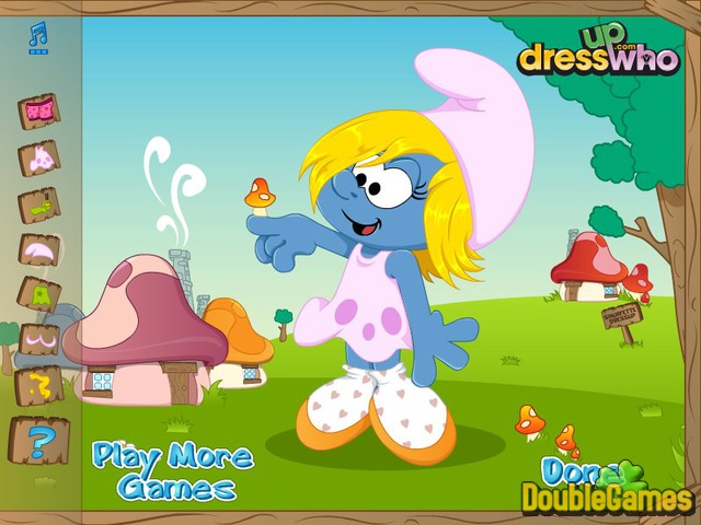 Free Download The Smurfs Smurfette Dressup Screenshot 1