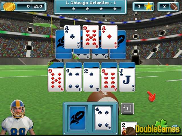 Free Download Touch Down Football Solitaire Screenshot 3