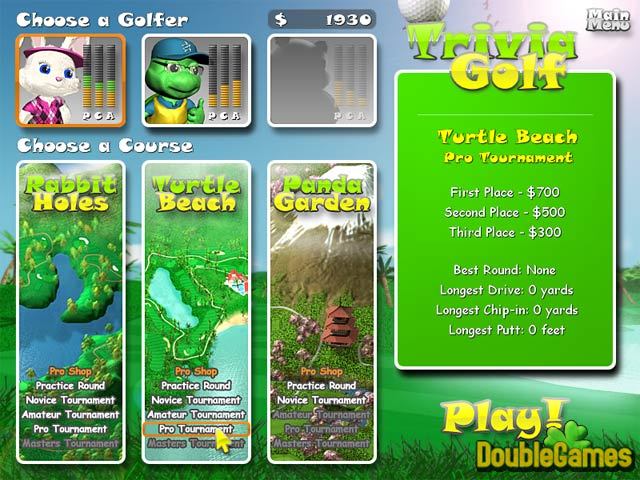 Free Download Trivia Golf Screenshot 2