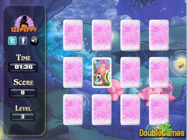 Free Download Winnie the Pooh: Piglet Cards Match Screenshot 3